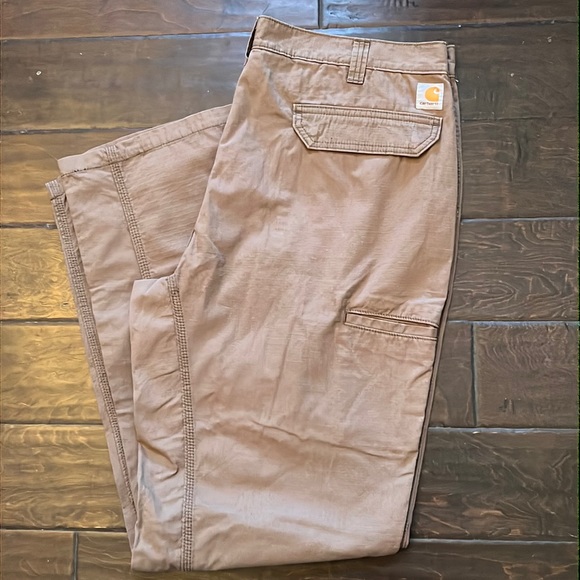 Carhartt Men Khaki Chino Brown Pants - Picture 9 of 9
